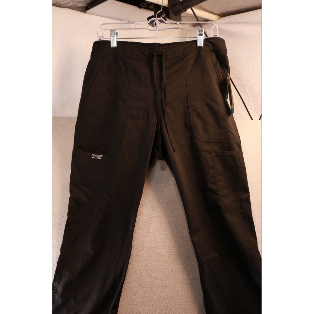 Cherokee Workwear Revolution Women Scrub Pants Black WW120 Modern Classic S